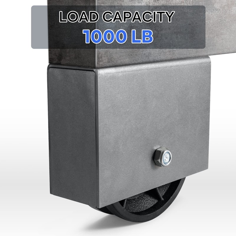 NINOSO 6"x 2" V-Groove Wheel with Box - cast Iron