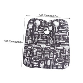 BIUDECO Professional Haircut Cape Neckline Unisex Salon Gown for Hair Styling Easy to Use Clean Prevents Hair Debris for Home and Salon Use