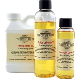 Traverse Bay Bath And Body Polysorbate 80, 8 oz safety sealed container