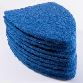 Window Film and More - Window Tint Tool - Blue Scrub-IT Pads (Case of 4 Units, 10 Pads per Unit) - GT2121B - Glass Compatible - ABRASIVES - Medium Grit (Aluminum Oxide) - Window Tint Removal Tools