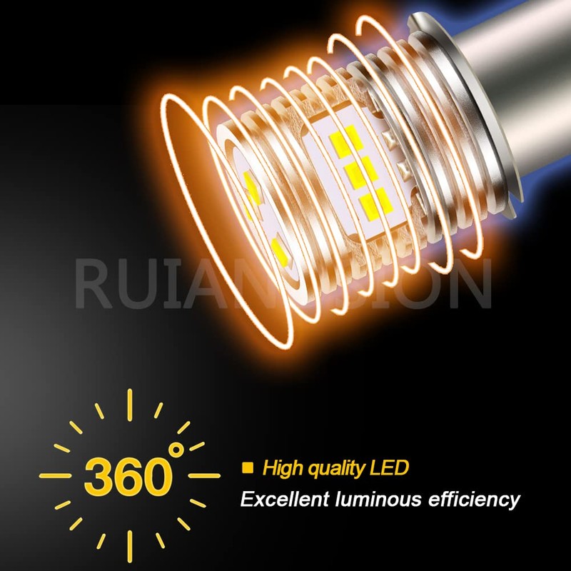 Ruiandsion P13.5S LED Flashlight Bulb Upgrade 18V 19.2V 24V 7-24