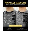 Stainless Steel Men Cuban Chain, Cuban Link Chain Necklace for