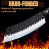 Golden Bird Butcher Knife Set - 4pcs Hand Forged Meat