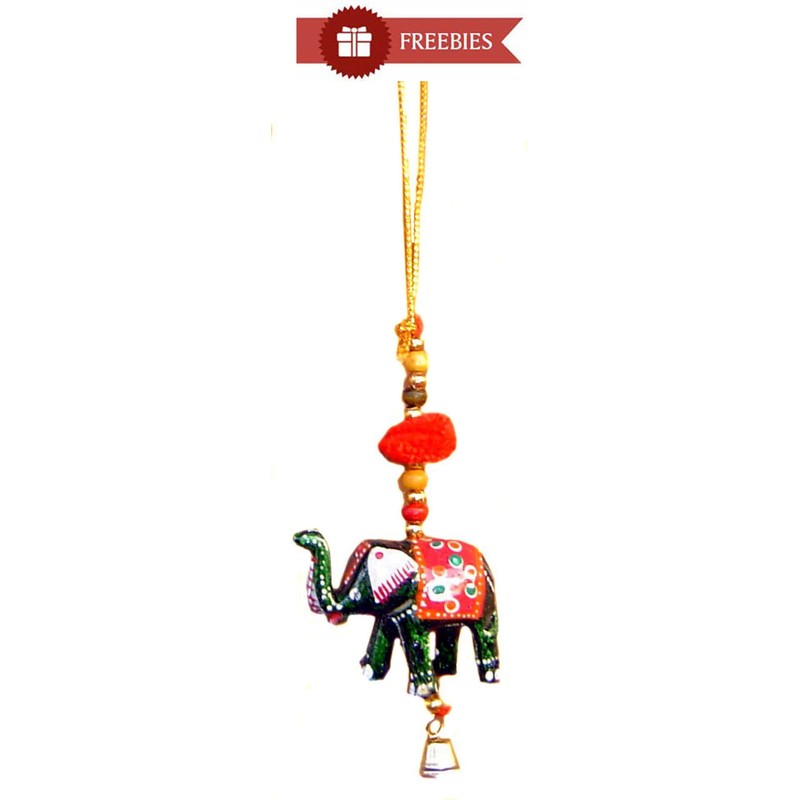 Indian Traditional Five Elephant Hanging Layer, Wall Hanging, Decorative Hanging