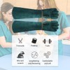 QWLWBU 1 Pair Animal Handling Gloves Bite Proof,Leather Welding Gloves,24.4in