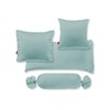 fleuresse Uni Colours, Satin, Aqua, 50 x 50