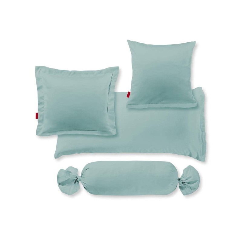 fleuresse Uni Colours, Satin, Aqua, 50 x 50