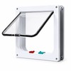 4-Way Locking Cat Door for Indoor & Outdoor Use –