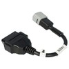 vhbw OBD2 Adapter 6 Pin to OBD2 16 Pin Compatible