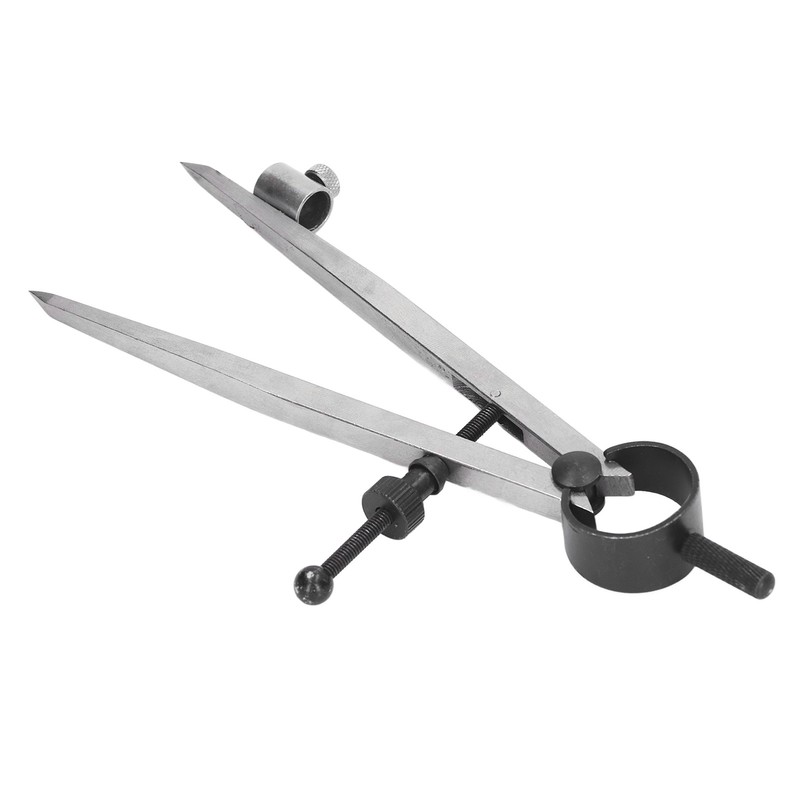 Wing Divider Gauge Carbon Steel Adjustable Angle Lockable Scribing Tool