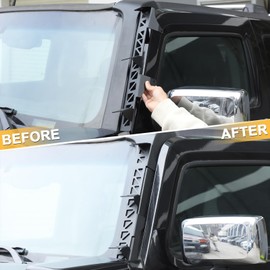 Car Windshield Light Mount Bracket Hummer H3 2005-2009 A-Pillar LED Spotlight Work Light Mounting Bracket Stand Holder Kit Accessories