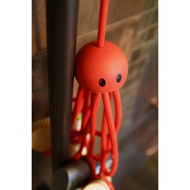 Formverket Octopus - Shower and gel shampoo holder, colour red