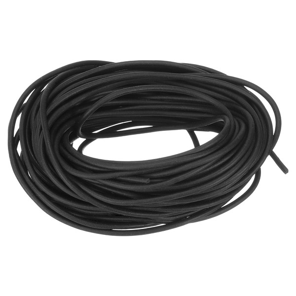 uxcell Silicone Foam Seal Strip, 2mm(0.08") Dia 8.5 Meters(27.89 Ft)