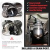 PTNHZ Billet Aluminum Cap W/Drain Plug Fuel Filter Housing Compatible