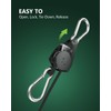 STAYGROW 4-Pack 1/8" Adjustable Rope Hanger, Heavy Duty Ratchet Tie