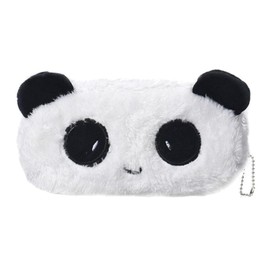 HAICN Lovely Cartoon Panda Pen Bags Panda Pencil Case Plush Pencil Cases with Zip Large Capacity Pencil Case for Office School Students