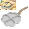 Egg Frying Pan Nonstick Heart Shaped 4 Cup Uniform Heating