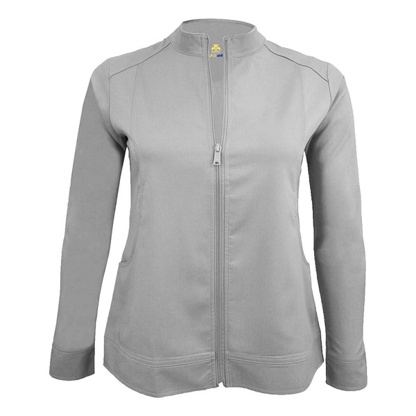 Natural Uniforms Women's Ultra Soft Front Zip Warm-Up Scrub Jacket