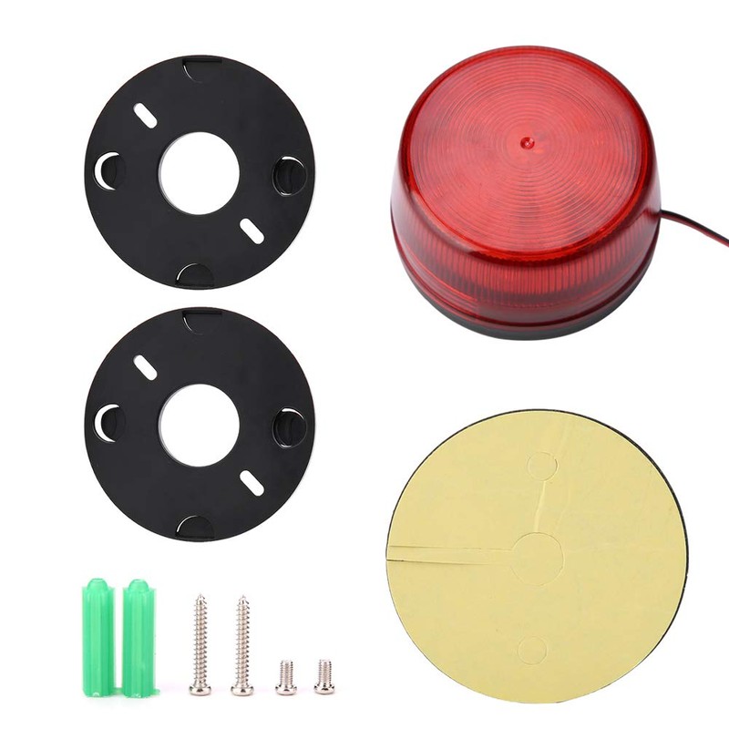 1PC LED Flashing Lamp, Security Alarm Strobe Signal Warning Light,