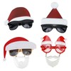 4pcs Santa Claus Cute Christmas Eyeglasses Costume Party Glasses Photography