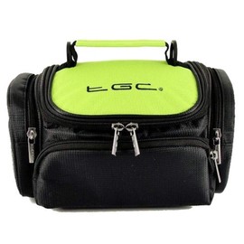 TGC ® Large Camera Case for Nikon Coolpix S810c Plus Accessories (Electric Green & Black)