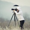 Hot Shoe Umbrella/Sunshade, Protects Camera from Rain, Bird Droppings, Sunlight,