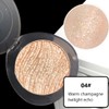 KARLOR Makeup Highlighter Palette, Glitter Eyes Face Highlighter Powder Eyeshadow