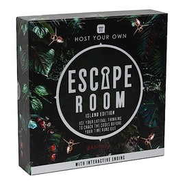 Talking Tables Island Escape Room Game for Adults Teenager, Solve Unique Puzzles and Codes to Save the Bees, Games Night, Age 16+, 2-6 Players, Birthday, Dinner Party, Christmas (Host-Escape-Island)