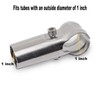 BENLIUDH Fence End Rail T Clamp 1 inch, Stainless Steel