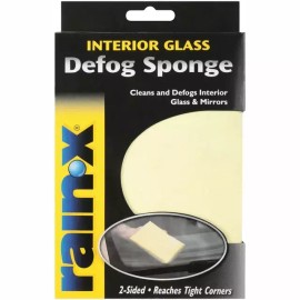 Carrand Rain-X 45116X Microfiber Defogger Sponge Blue/Yellow, 1pk Interior Glass
