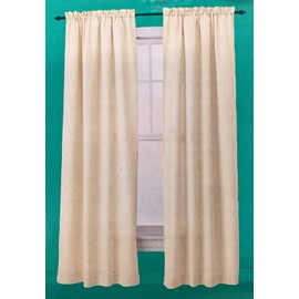 Room Essentials Style One Window Panel Ivory Textured Weave 40" W x 84" L