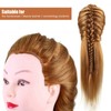 40% Real Human Hair Mannequin Head Hairdresser Training Head Cosmetology