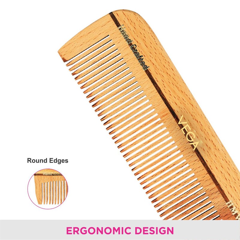 VEGA Dressing Wooden Comb, wooden colour, 45 g