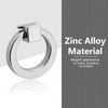 Jiozermi 12 Pcs Cabinet Knobs, Metal Ring Pull Handles, Hardware
