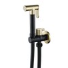 WRKMH Hand Held Bidet Sprayer for Toilet, Black and Brushed