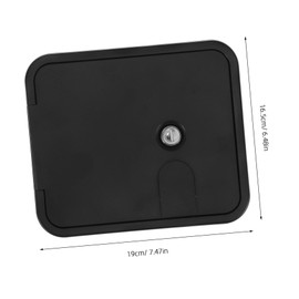 iplusmile 1 Set Storage Compartment Camper Electrical Cord Hatch Trailer Compartment Door Camper Hose Storage Doors for Storage with 2 Keys