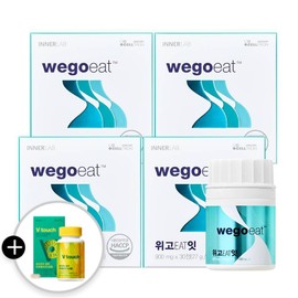 Inner wrap 4 boxes of Celltrion Inner Lab Wegoit 30 tablets + 1 box of V-Touch Alpha CD / 셀트리온 이너랩 위고잇 30정 4박스+브이터치 알파CD 1박스