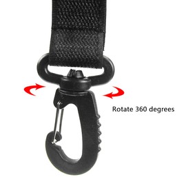 Kakalote 2pcs/Pack Skate Boots Carrier,Inline Roller Skates Shoes Hook Belt Skates Handle Buckle Hook,Skating Shoes Carrier with End Hooks(Size:35x2.5cm)