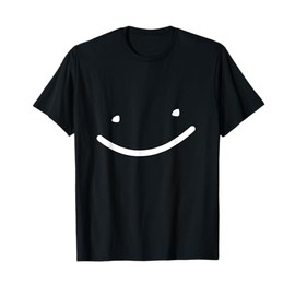 Funny Cute Black Smile Men Women Girls Kids Boys Merch T-Shirt