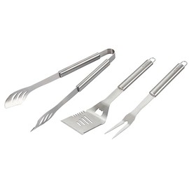Le Creuset Stainless Steel Outdoor Grilling Tools 3-Piece Set