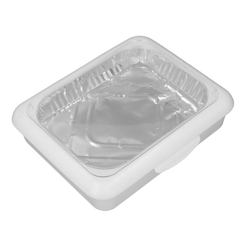 Foil Tray Holder Set Insulation Lightweight Portable Food Foil Dish