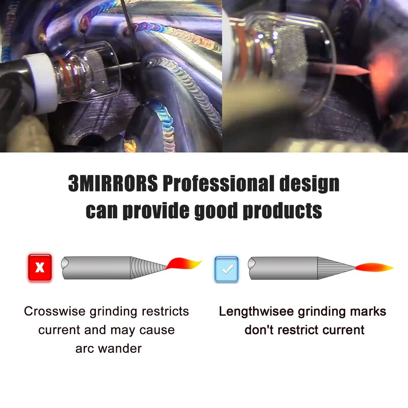 3mirrors ALUMINUM Tungsten Electrode Sharpener Grinder,TIG Welding Rotary Tool 4