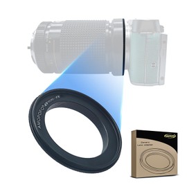 49 mm FX Retro Adapter / 49 to FX Macro Reverse Ring Compatible with FX Bayonet Camera X-A20 X-A10 X-A3 X-A2 X-A1 X-T2, for Reverse Screwing on a Lens for Macro Shooting