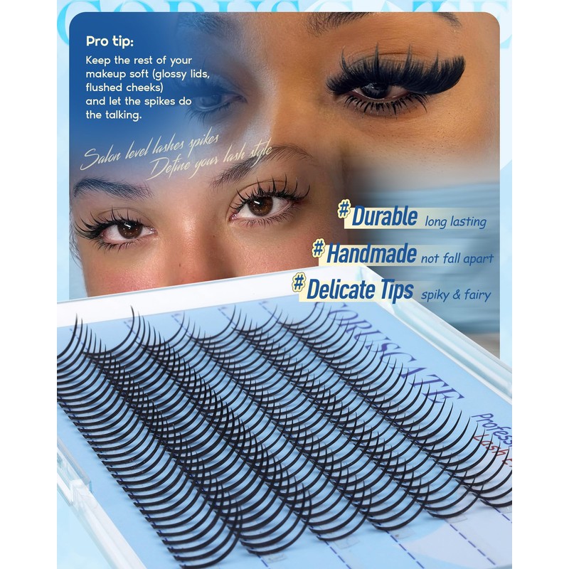 Spikes Lash Clusters 12mm-16mm Lash Clusters with Spikes Fairy
