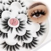 Veleasha Lashes 5D Faux Mink Lashes Fluffy False Eyelashes Handmade