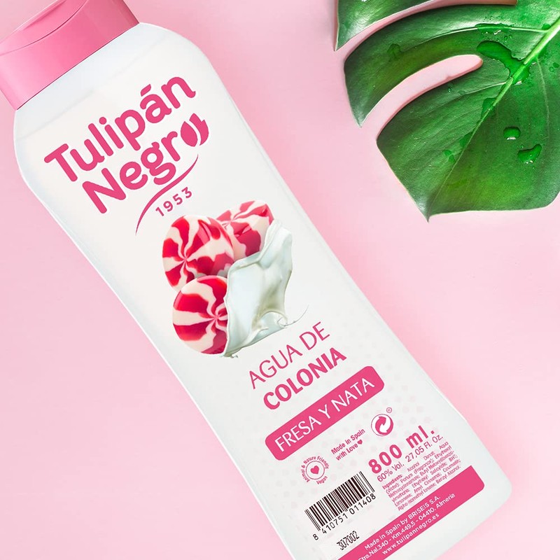 TULIPÁN , Erdbeer- und Sahnewasser 800 ml