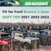 Bracingo Soft Top Window Storage Bag Compatible with Ford Bronco