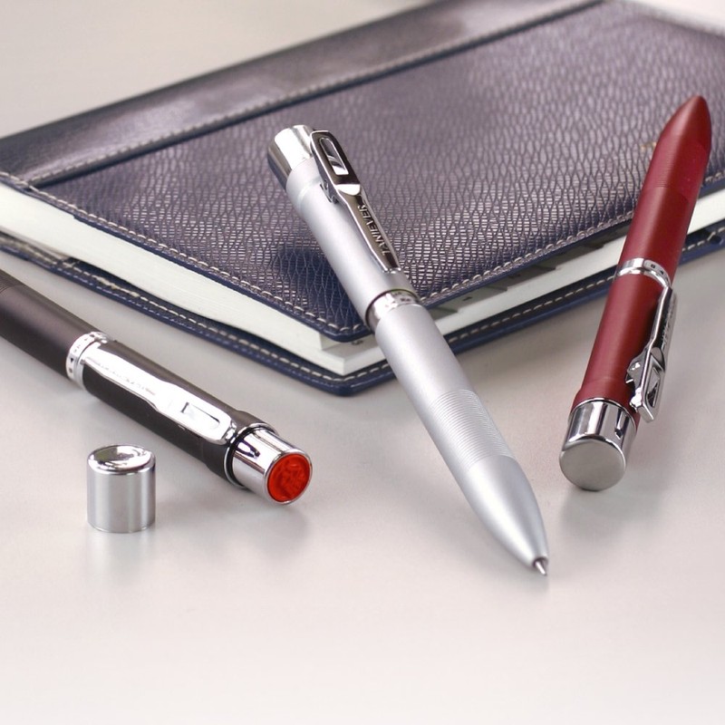 サンビー タニエバー はんこ付多機能ペン スタンペン4F メールパック TSK-69086 ブラック