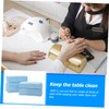 Ipetboom 125 Pcs Disposable Manicure Pad Nail Mat Durable Protective