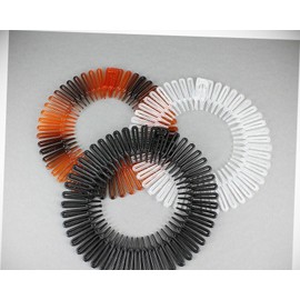 Perfect Hairstyle with Our Hair Accessories - Black Clear Brown Headband Set 3 Flex Spider Hair Comb Teeth Accordion Stretch Fashionable Hair Accessory Hair Jewelry Accessories for Lady Women